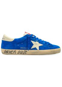 Golden Goose Deluxe Brand Golden Goose Low-Top Sneaker - basket super star - Gr. 42 (EU) - in Blau - f&uuml;r Damen