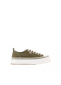 AMI Paris Low-Top Sneaker - Low Top 1980 Sneakers - Cotton - Dark Olive - Gr. 43 (EU) - in Gr&uuml;n - f&uuml;r Damen