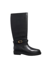 Coccinelle Stiefel - C-Saddle Vintage - Gr. 39 (EU) - in Schwarz - f&uuml;r Damen