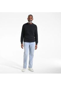 LANDS' END Stretch-Denim Jeans, Classic Fit, Herren,  Schwarz, Baumwoll-Mischung, by Lands' End