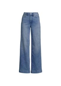 LANDS' END Recover Jeans High Waist mit weitem Bein, Damen,  Blau, by Lands' End