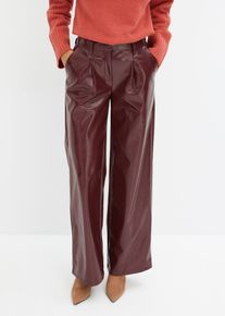 bonprix Lederimitat-Hose, rot, Gr.52, toller Hingucker!