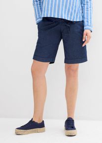 bonprix Umstandsshorts leichtem Stretchdenim, blau, Gr.36, Jeanshorts f&uuml;r die Schwangerschaft mit elastischem Bequembund, 98% Baumwolle