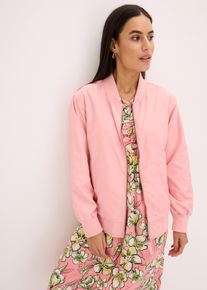 bonprix Blouson, rosa, Gr.38, modischer Blouson mit Rei&szlig;verschluss vorne und Taschen