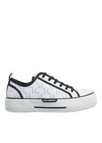 K by KARL LAGERFELD Karl Lagerfeld Low-Top Sneaker - Kampus Max Iii M'Gram Embro Lo - Gr. 39 (EU) - in Schwarz - f&uuml;r Damen