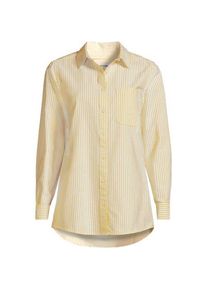 LANDS' END Langarm Oxford-Hemd, Damen,  Gelb, Baumwolle, by Lands' End