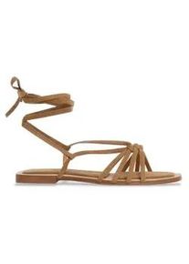 Pepe Jeans f&uuml;r Damen. PLS90694 Frida Fresh Beige Sandalen (38), Wohnung, Schn&uuml;rsenkel, L&auml;ssig