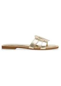 Pepe Jeans f&uuml;r Damen. PLS90695 Sandalen Frida Log gold (38), Wohnung, Keine, L&auml;ssig