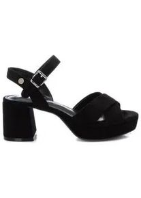 Xti f&uuml;r Damen. 14235905-NEGRO Sandalen 142359 schwarz -H&ouml;he Absatz 7cm (36), 5 bis 8 cm, Schnalle, L&auml;ssig, Party