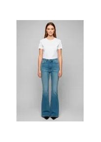 BOSS f&uuml;r Damen. 50552493 Blaue Jeans mit weitem Bein (30/32), L&auml;ssig, Baumwolle