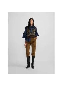 Silbon f&uuml;r Damen. 135143 Braune Cargohose (40), L&auml;ssig, Baumwolle