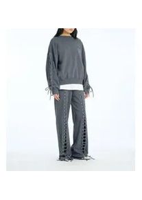 RoTate f&uuml;r Damen. 1154681205 Sweatshirt Sui grau (S), L&auml;ssig, Bio-Baumwolle, Nachhaltig