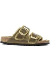 Birkenstock f&uuml;r Damen. 1023240 Arizona Gro&szlig;e Schnalle Olive Sandalen (39), Braun, Wohnung, L&auml;ssig, Gr&uuml;n