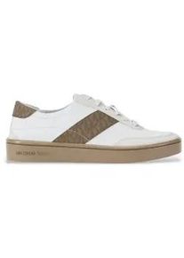 Michael Kors f&uuml;r Damen. 43R6KCFS1D Turnschuhe Active wei&szlig;, braun (36), Wohnung, Schn&uuml;rsenkel, L&auml;ssig