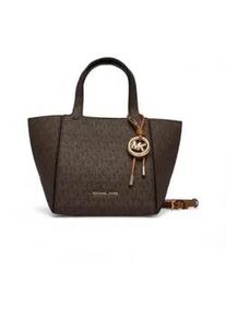 Michael Kors f&uuml;r Damen. 30R6G9JT9B Braune Shopper-Tasche mit Monogramm (OSFA), L&auml;ssig, Polyester