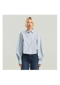 G-Star Raw G-Star f&uuml;r Damen. D26137-E067-H422 Hemd Macro Ballon blau (XL), L&auml;ssig, Baumwolle, Langarm