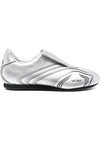 Adidas Low-Top Sneaker - Taekwondo F50 W Silvmt/cblack/silvmt - Gr. US_5_5 - in Schwarz - f&uuml;r Damen