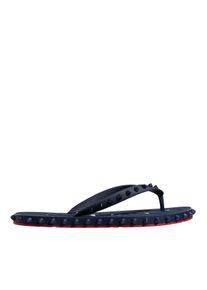 Christian Louboutin Slipper & Pantoletten - Super Loubi - Gr. 38 (EU) - in Blau - f&uuml;r Damen
