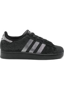 Adidas Low-Top Sneaker - Superstar Ii W Cblack/silvmt/owhite - Gr. US_7_5 - in Wei&szlig; - f&uuml;r Damen
