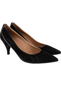 Herm&egrave;s Herm&egrave;s Hohe Schuhe - Hermes Noir Suede Lining Heels (34,5) - Gr. ONE_SIZE - in Schwarz - f&uuml;r Damen