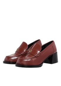 Coach Loafer - Natalie Leather Loafer - Gr. 36,5 (EU) - in Rot - f&uuml;r Damen