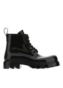 Bottega Veneta Low-Top Sneaker - Round Toe Lace-up Combat Boots - Gr. 38 (EU) - in Schwarz - f&uuml;r Damen