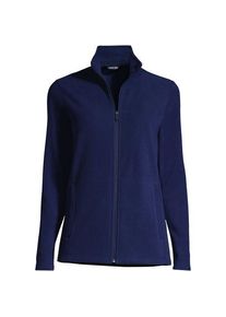 LANDS' END Anyweather Fleece-Jacke, Damen,  Blau, Polyester, by Lands' End