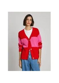 Pepe Jeans f&uuml;r Damen. PL702271 Strickjacke Paloma Rot (XS), L&auml;ssig, Baumwolle, Nachhaltig