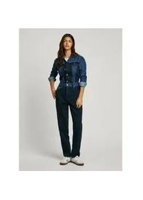 Pepe Jeans f&uuml;r Damen. PL230508 Overall Valerie blau (M), L&auml;ssig, Baumwolle, Langarm, Nachhaltig