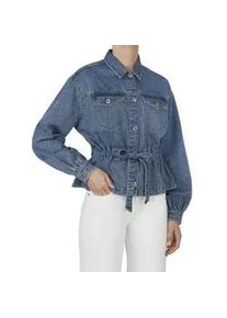 Pepe Jeans f&uuml;r Damen. PL402567 Cintha Jacke blau (XL), L&auml;ssig, Baumwolle