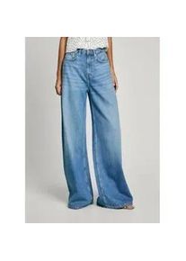 Pepe Jeans f&uuml;r Damen. PL205015 Weit geschnittene Jeans Mw Vintage blau (25/32), L&auml;ssig, Baumwolle, Denim, Nachhaltig