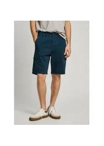Pepe Jeans f&uuml;r Herren. PM801179 Marinefarbene Cargo-Bermuda-Shorts (33), L&auml;ssig, Baumwolle, Nachhaltig