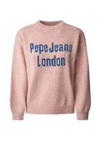 Pepe Jeans f&uuml;r Damen. PL702256 Nala-Pullover rosa (L), L&auml;ssig, Baumwolle