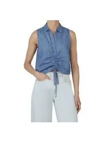 Pepe Jeans f&uuml;r Damen. PL305090 Oben Sonnenblau (S), L&auml;ssig, Baumwolle, &Auml;rmellos / Hosentr&auml;ger