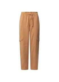 Pepe Jeans f&uuml;r Damen. PL211809 Orange Hadda st&uuml;ckgef&auml;rbte Cargohose (L), L&auml;ssig, Baumwolle, Nachhaltig