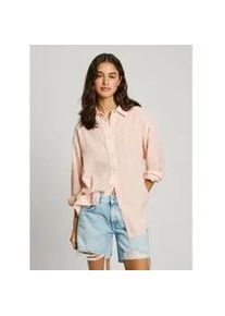Pepe Jeans f&uuml;r Damen. PL305033 Traum-Shirt rosa (M), L&auml;ssig, Leinen, Langarm