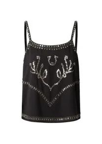 Pepe Jeans f&uuml;r Damen. PL305049 Top Eartly schwarz (L), L&auml;ssig, Baumwolle, &Auml;rmellos / Hosentr&auml;ger