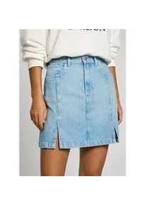 Pepe Jeans f&uuml;r Damen. PL901208 Kurzer Rock aus nicht dehnbarem Denim-Stoff blau (L), L&auml;ssig, Baumwolle, Nachhaltig