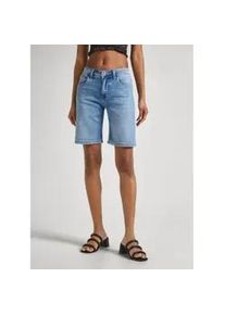 Pepe Jeans f&uuml;r Damen. PL801120MN7 Shorts Slim Mw blau (24), L&auml;ssig, Baumwolle, Denim