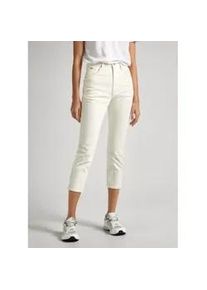 Pepe Jeans f&uuml;r Damen. PL204690WI5 Jeans Slim Uhw 7/8 wei&szlig; (28), L&auml;ssig, Baumwolle