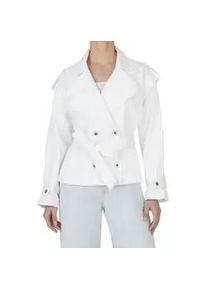 Pepe Jeans f&uuml;r Damen. PL402568 Sue Jacke wei&szlig; (M), L&auml;ssig, Baumwolle