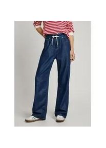 Pepe Jeans f&uuml;r Damen. PL205004 Cord Blue Straight Fit Jeans (27/30), Blau, L&auml;ssig, Baumwolle, Denim, Nachhaltig
