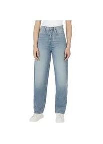 Pepe Jeans f&uuml;r Damen. PL204739MS6 Blaue Addison Barrel Jeans (28/30), L&auml;ssig, Denim, Nachhaltig