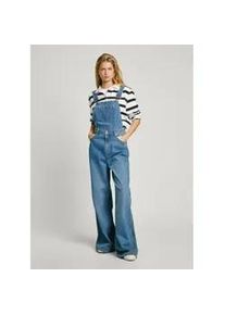 Pepe Jeans f&uuml;r Damen. PL230515 Sabrina Latzhose blau (XL), L&auml;ssig, Baumwolle, Denim, &Auml;rmellos / Hosentr&auml;ger, Nachhaltig