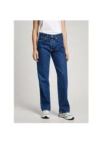 Pepe Jeans f&uuml;r Damen. PL204844 Jeans Straight Hw Deep Ocean (27/30), Blau, L&auml;ssig, Baumwolle, Denim, Nachhaltig