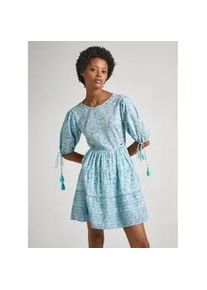 Pepe Jeans f&uuml;r Damen. PL953478 Margot Kleid blau (XL), L&auml;ssig, Baumwolle, Kurzarm