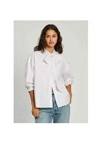 Pepe Jeans f&uuml;r Damen. PL304954 Karyma Hemd wei&szlig; (L), L&auml;ssig, Baumwolle, Langarm