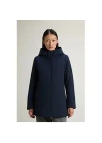 Woolrich f&uuml;r Damen. CFWWOU2045FRUT3496 Tech Softshell Firth Parka blau (S), L&auml;ssig, Polyester