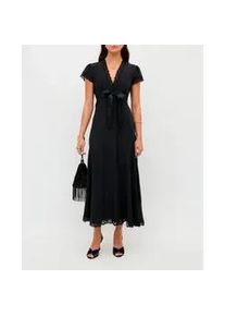 Rixo f&uuml;r Damen. 010.02400.324.02274 Marlice Kleid schwarz (S), L&auml;ssig, Party, Seide, Kurzarm