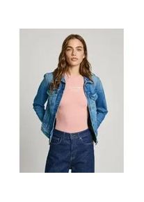 Pepe Jeans f&uuml;r Damen. PL402430IA5 Blaue Slim Fit Jeansjacke (XS), L&auml;ssig, Baumwolle, Denim